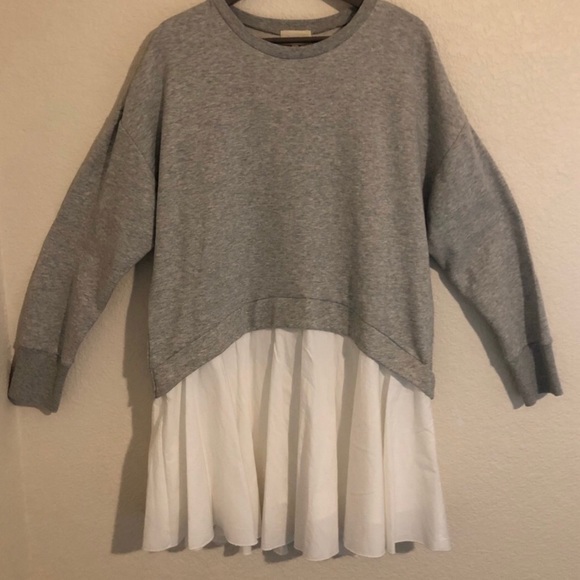 mello day Dresses & Skirts - Mello Day Sweatshirt w/ Skirt Tunic Dress Size L🦄